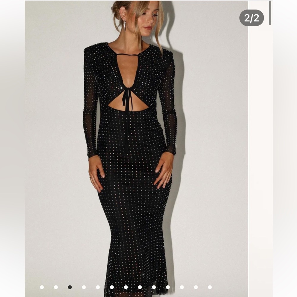 Beautiful midi cut out dress